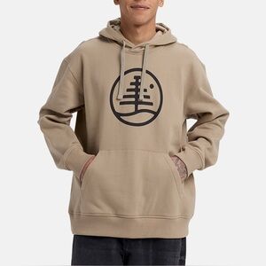 Burton Family Tree Pullover Graphic Hoodie Unisex Mens sz Med Cabin Core